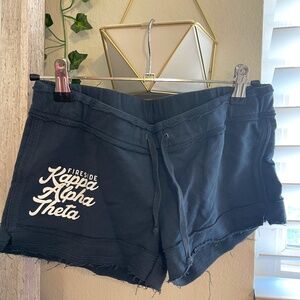 Navy Theta comfy shorts